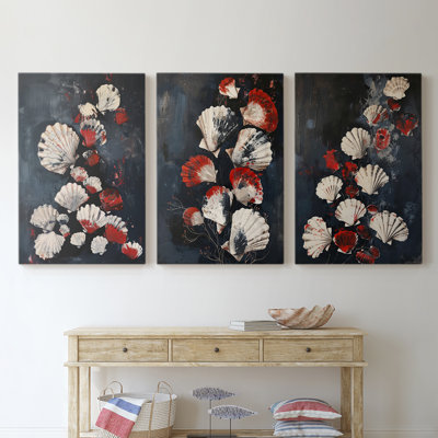 Série Sea and Shore LIX - Ensemble de toiles tendues avec châssis Premium - Prêt à être accroché