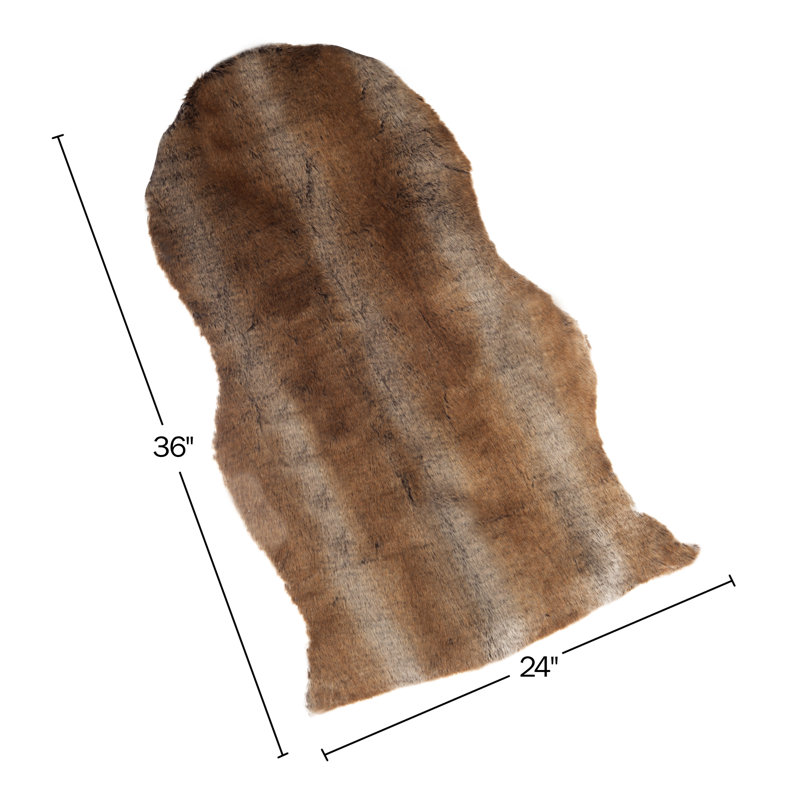 Tapis en peau de mouton Winegar