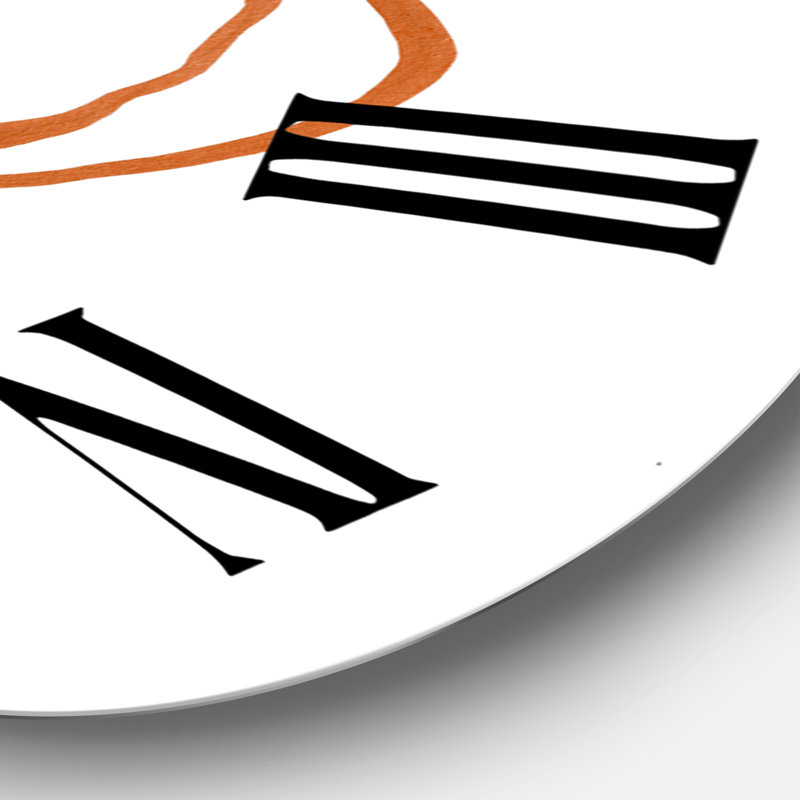 Minimal Compositions Of Abstract Faces III - Modern Wall Clock, Large