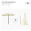 Parasol de patio de 9 pi avec bouton-poussoir Outsunny-1106998800