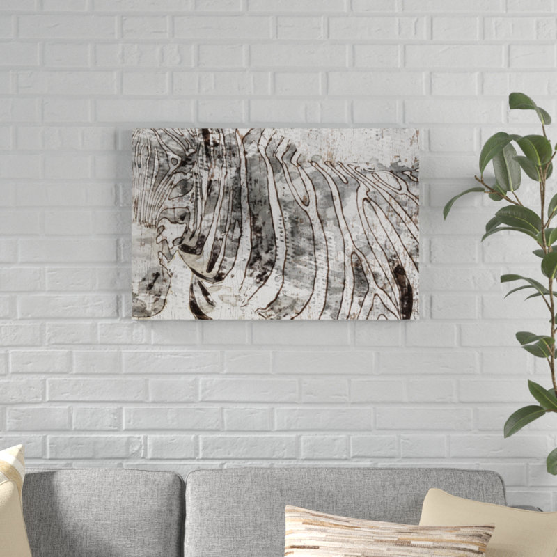 Zebra Mix by Irena Orlov - 1 Piece Painting on Canvas, 51cm H x 76cm W, Wrapped Canvas