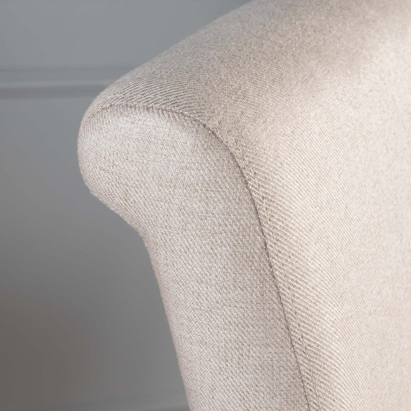 Ensemble de 2 tabourets de comptoir rembourrés 25 "avec garniture cloutée (ensemble de 2)