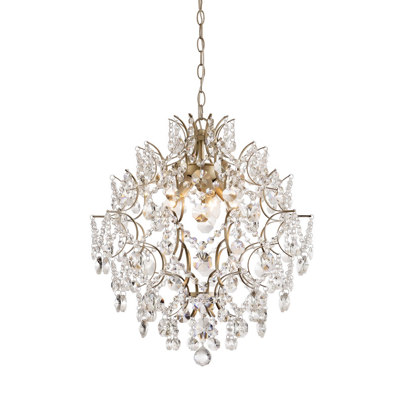 Lustre en cristal 5 lumières Dalia