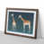 Walnut Framed