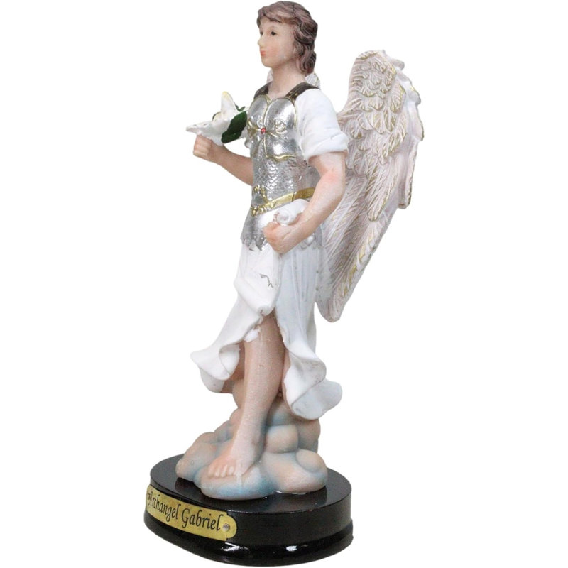 Figurine à volutes et arc-en-ciel Catholique Saint-Gabriel