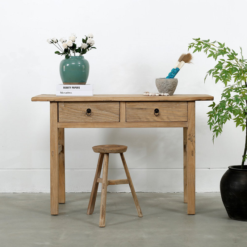 Darella 51'' W Solid Wood Console Table