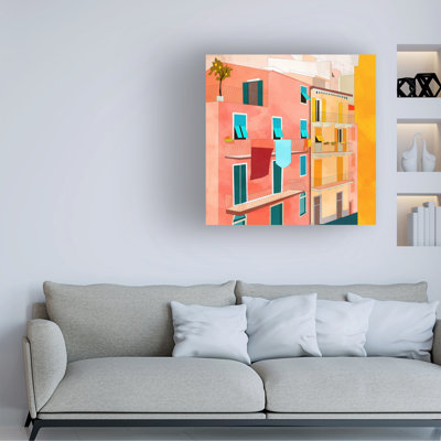 Bolog Ana Rut Bre Little Italy Houses Canvas Art