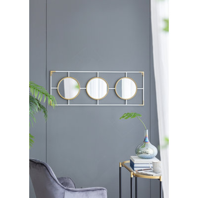 Miroir rond en fer