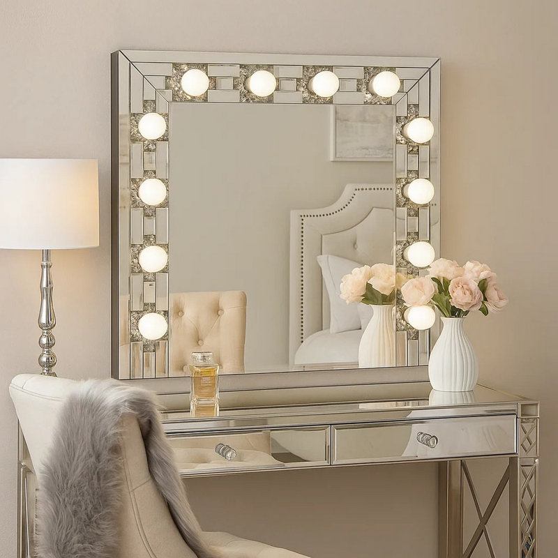 Miroir en bois manufacturé Noralie