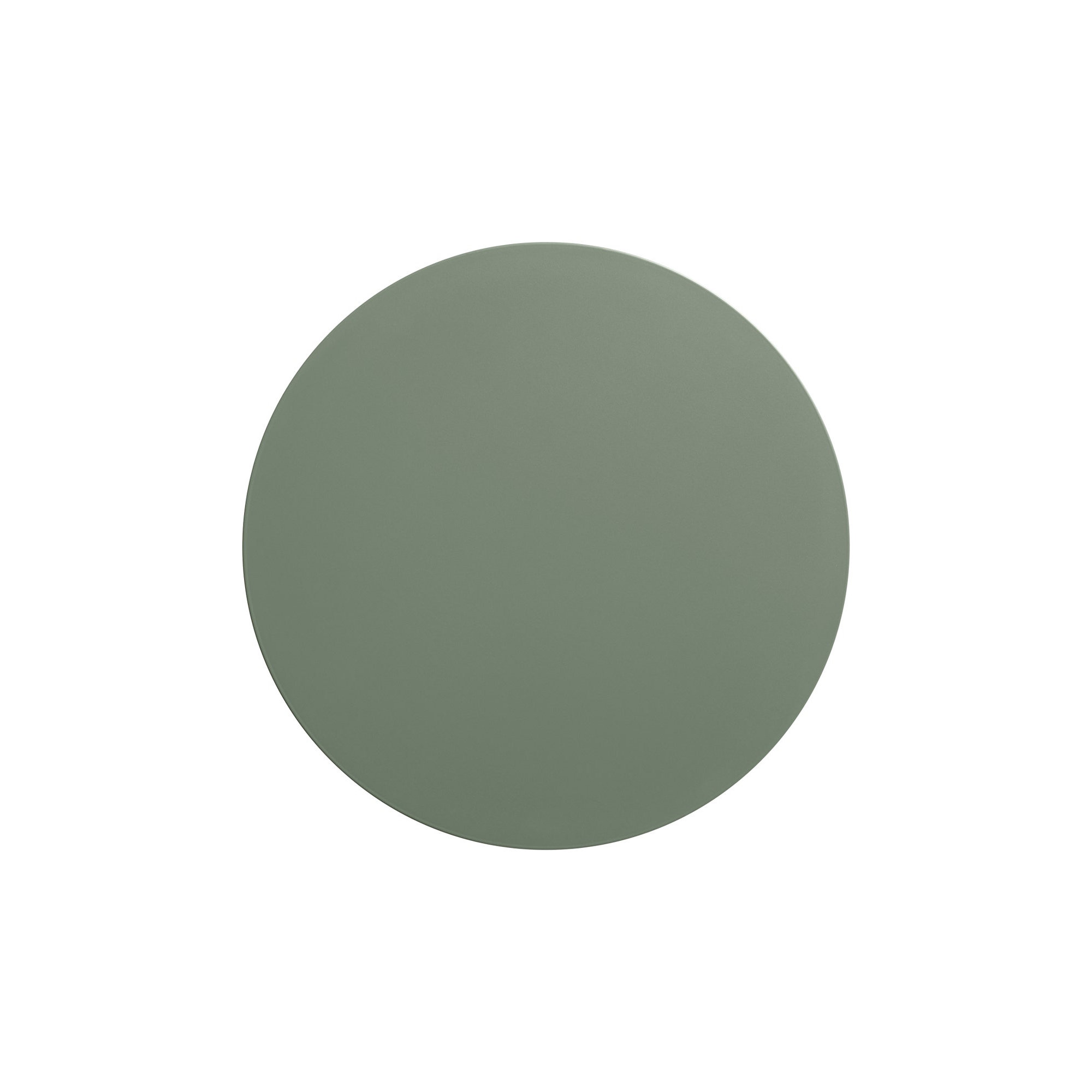 Circula Single End Table, 12" H x 15" W x 15" D, Gray Green