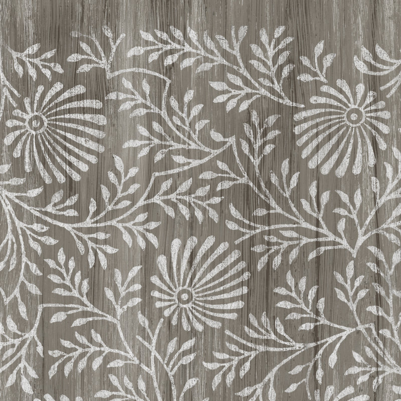 Weathered Wood Patterns VII by June Erica Vess - Wrapped Canvas Print, 122cm H x 122cm W