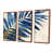 Toile avec cadre flottant brun