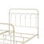 Lit simple en métal Azyra, chambre à coucher, chambre d'amis, conception simple, avec pieds de soutien-1994377578