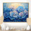 Blue Peony Petals In Harmony IV - Pivoines, impressions sur toile-902672470-902672814-996458785