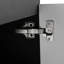Meuble-lavabo mural de 32 po, armoire à fermeture en douceur, Modern View, meuble-lavabo blanc noir 32 po, portes, attrait, et plus-1073949100