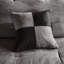 7 Piece Comforter Queen Grey Faux Suede - Lodge Cabin Decor With Buttons Fill Silky Decorative Pillows Soft Enchanting Style