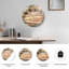 Horloge murale décorative en verre Sunset-1820462786