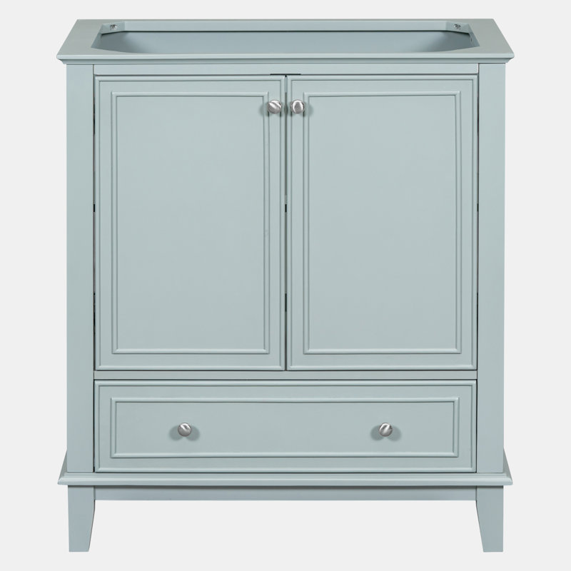 Meuble-lavabo pour salle de bain FreeStands sans lavabo, Vert