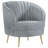 Grey 3-piece Upholstered Channel Tufted Sofa Set