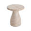 Table d'appoint en béton léger d'extérieur / d'intérieur Travertine