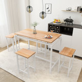 Juriy 4 - Person Four Leg Dining Set