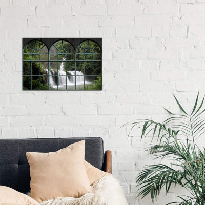 " Waterfall Window View "