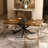 55.11'' -70.86"Retro Rectangular Dining Table-1441296111