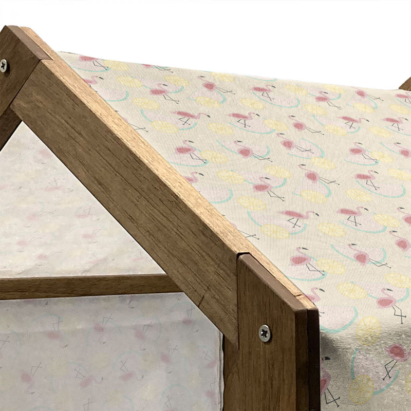 Niche pour chien en bois, H 22,44 po x l 23,62 po x P 17,72 po