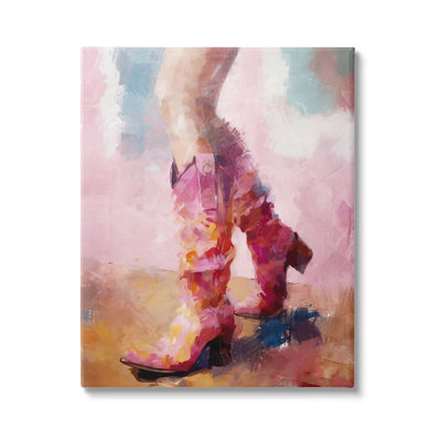 «Abstract Abstract Cowgirl» par Ziwei Li, reproduction d'art sur toile tendue