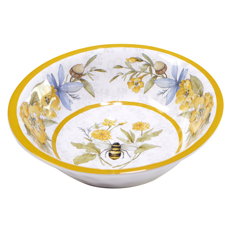 Certifié International Bee Sweet Set / 6 bols tout usage 7,5 po x 2 po