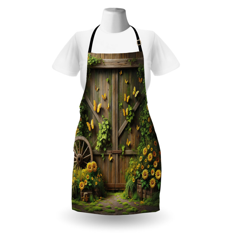No Pattern Bib Apron