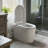 Smart Bidet Toilet With Heated Seat, Foot Sensor