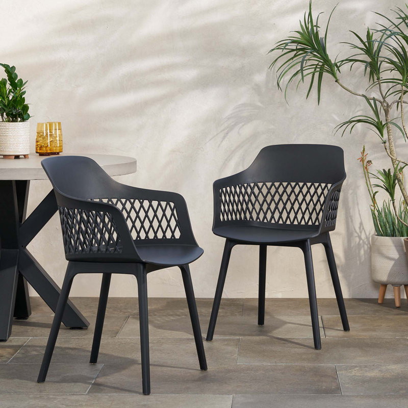 Modern Azalea Chair, Black