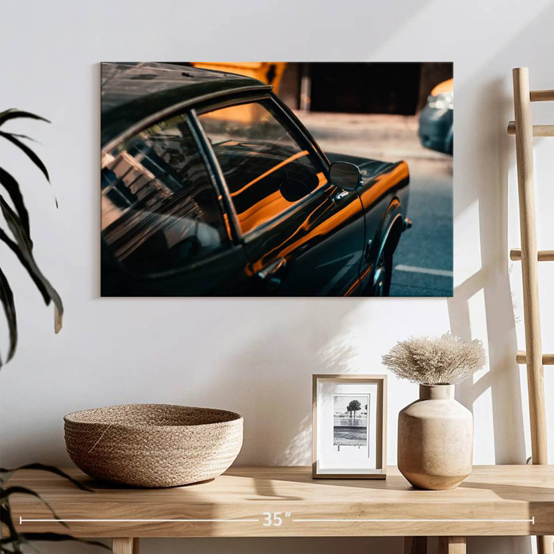 Voiture rétro Mehar Street, H 16 po x l 24 po