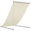 Auvent rétractable Vidaxl en tissu et acier de 59,1 po x 59,1 po-98886012