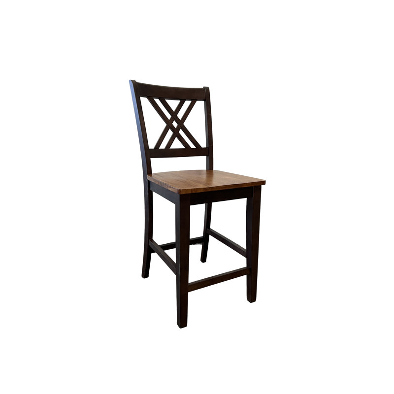 Tabouret de comptoir 24 po Gabin, Moka, Whisky