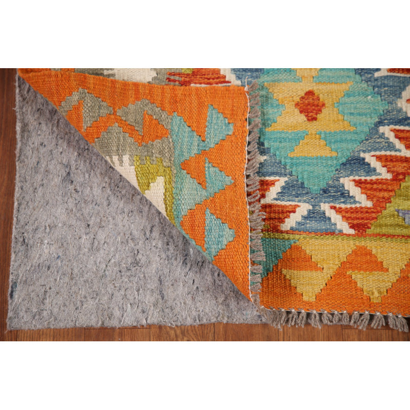 Kilim Reversible Wool Area Rug 5x6
