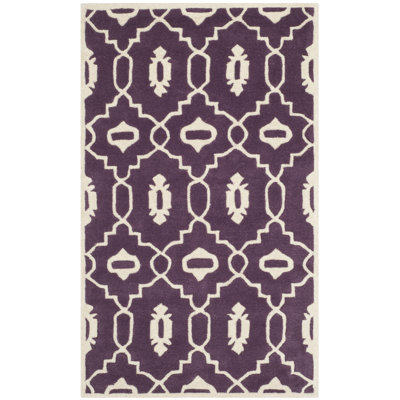 Carolene Hand Tufted Wool Geometric Rug