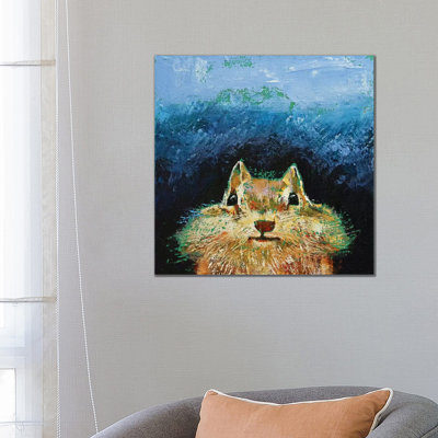 Chipmunk by Michael Creese - Wrapped Canvas Painting