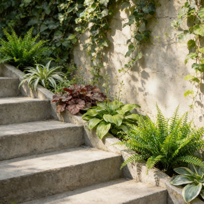 12 Pcs Artificial Ferns Outdoor UV Resistant - Lifelike Boston Fake Plants for Garden Decor, 14 Inch Long Faux Fern Stems for Hanging Baskets, Window Boxes, Porch Greenery, Indoor Bookshelf - No Maintenance
