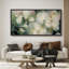 «Green Abstract Floral», impression sur toile encadrée de très grandes décorations murales-111653750-111653749