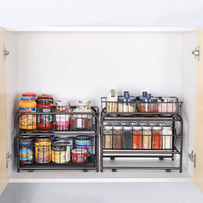 Gaberial Cabinet Shelving Rack