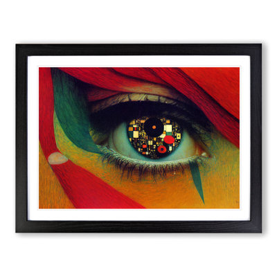 Klimt Human Eye - Single Picture Frame Print