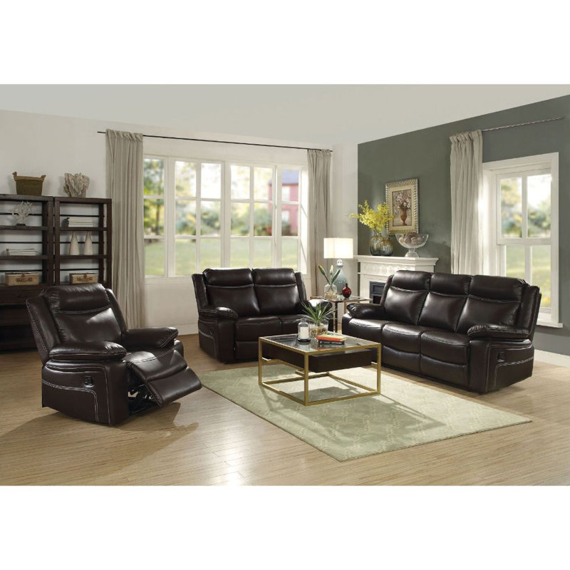 32'' Faux Leather Loveseat