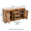 Henryson 145cm Solid Wood Sideboard