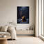 Théière en céramique sur toile ardoise foncée-601546432