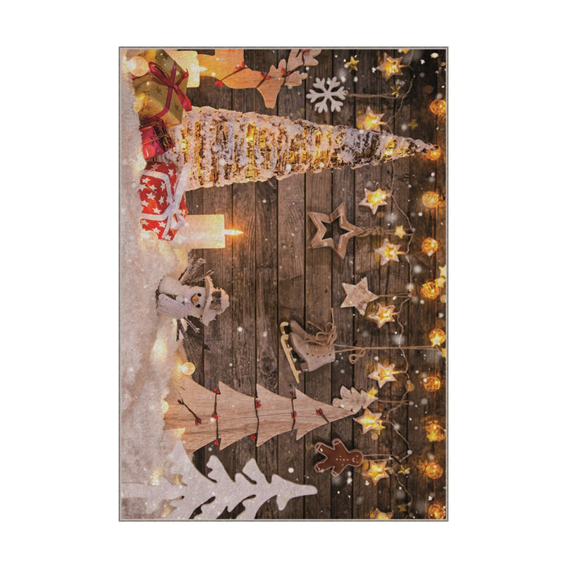 Premium Velvet Area Rug (31.5 x 55.1 inches), 100% Polyester, 740 g/m² | Non-Slip Dot Underside, Laminated Sponge for Comfort | Easy to Clean, Machine Washable at 86°F | Perfect for Home & Office Décor