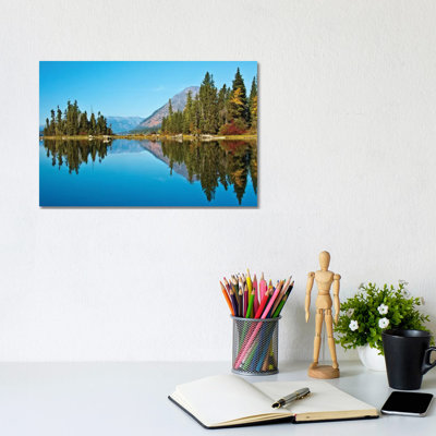 Autumn Reflection Lake Wenatchee Wenatchee National Forest WA by Michel Hersen Wrapped Canvas Photograph Autumn Reflection Lake Wenatchee Wenatchee National Forest WA by Michel Hersen Wrapped Canvas Photograph