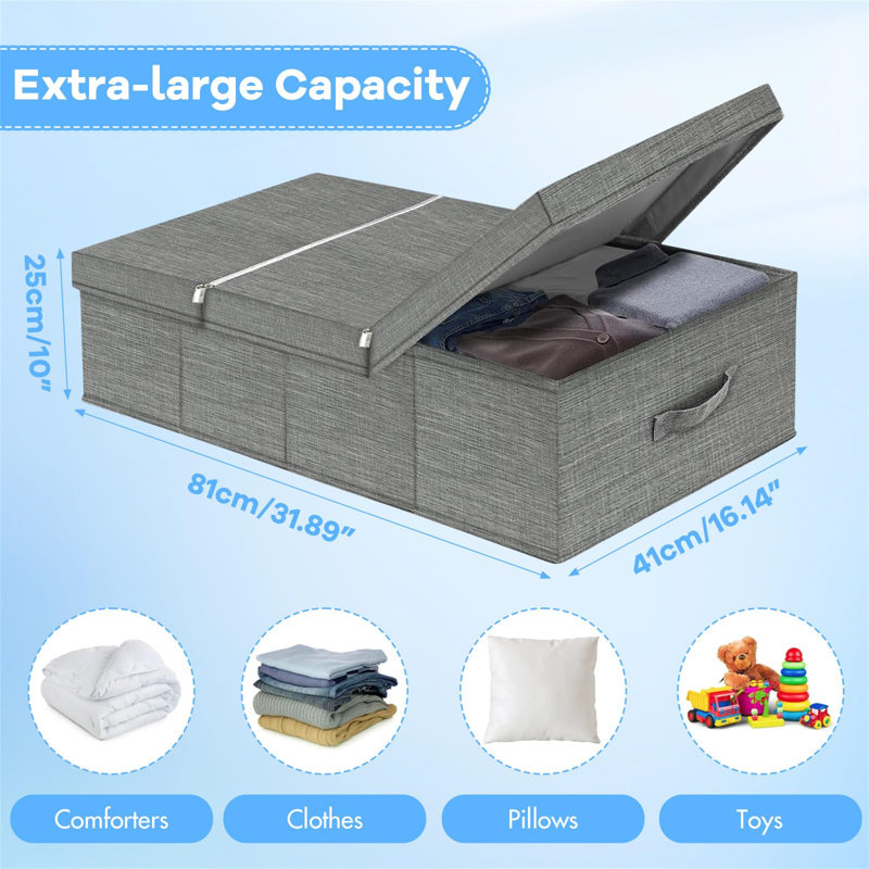 Brayden Studio Fabric Decorative Bin