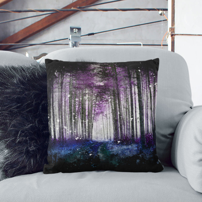 Square Cushion, Black, 55cm H x 55cm W x 20cm D